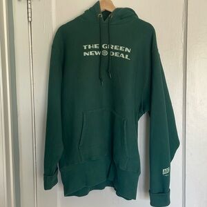 Large Green Sweatshirt - Green New Deal